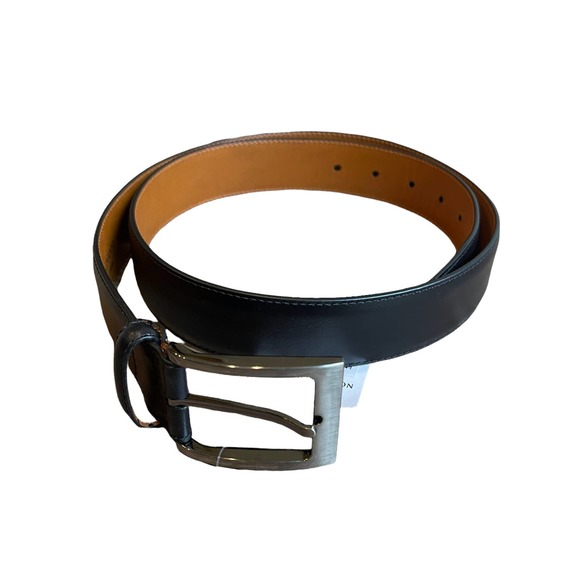 New Magnanni Mens Square Buckle Black 